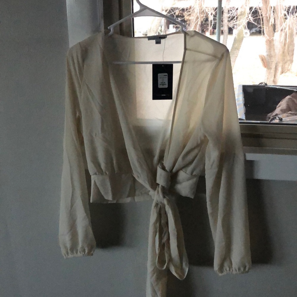 Fashion nova little white lies top